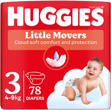 HUGGIES Little Movers Mega 3 (78 ks)