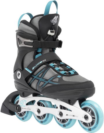 K2 ALEXIS 80 ALU gray_cyan veľ. 39,5 EU/255 mm