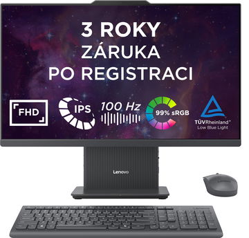 Lenovo IdeaCentre AIO 24ARR9 Luna Grey (záruka na 3 roky po registrácii)