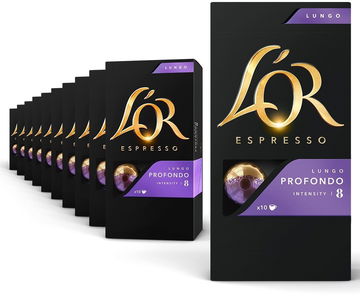 L"OR KARTON 10× Profondo 10 ks kapsuly - kompatibilný s kávovary Nespresso® Original*