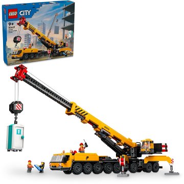 LEGO® City 60409 Žltý pojazdný stavebný žeriav LACNÉ