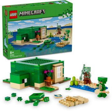 LEGO® Minecraft® 21254 Korytnačí domček na pláži