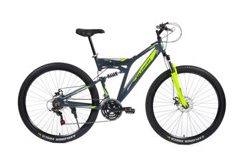 Olpran 29" Denver Full Disc Full Suspension Tmavosivá/žltá – ALU