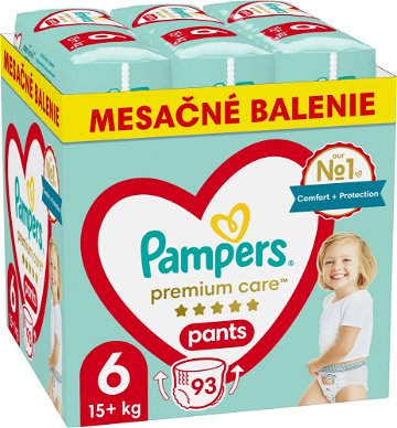 PAMPERS Premium Care Veľkosť 6 (93 ks)