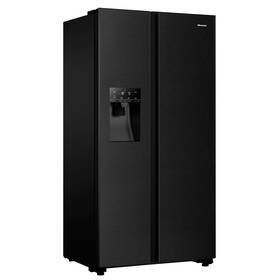 Americká chladnička Hisense RS694N4TFE čierna farba AKCIA