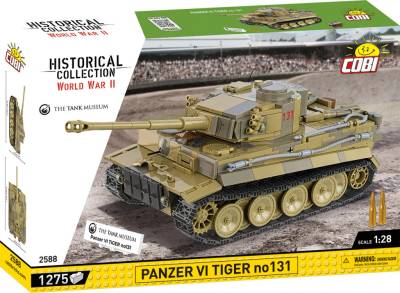 TOP 5. - COBI 2588 II WW Panzer VI Tiger no 131, 1:28, 1275 k