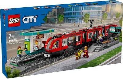 TOP 4. - LEGO® City 60423 Električka a zastávka v centre mesta