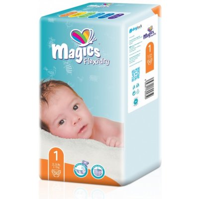 TOP 2. - Magics Flexidry 1 Newborn 2-5 kg 50 ks