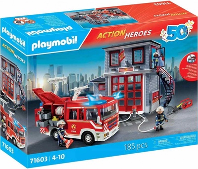 TOP 5. - Playmobil 71603 Velký hasičský set s vodní pumpou