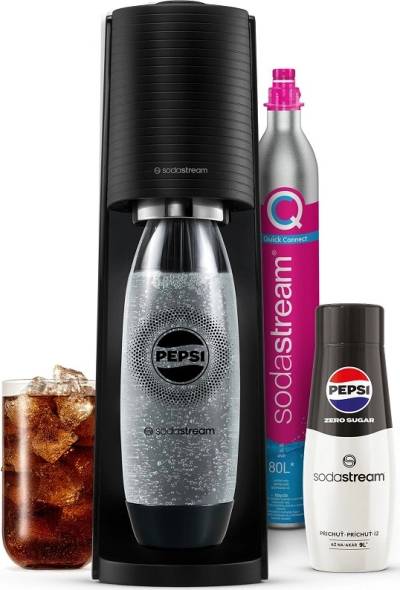 TOP 2. - SodaStream TERRA Black Pepsi Zero Megapack