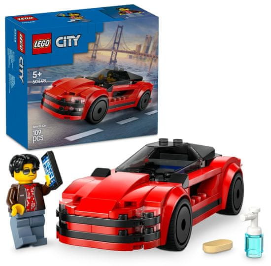 LEGO City 60448 Červený športiak