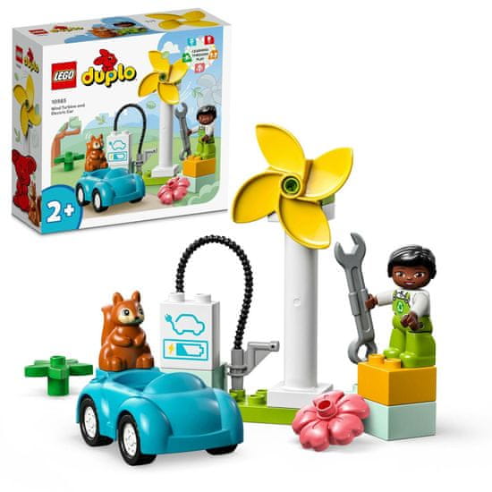 LEGO DUPLO 10985 Veterná turbína a elektromobil