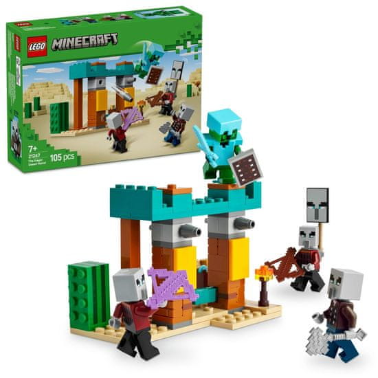 LEGO Minecraft 21267 Púštna hliadka zákerníkov