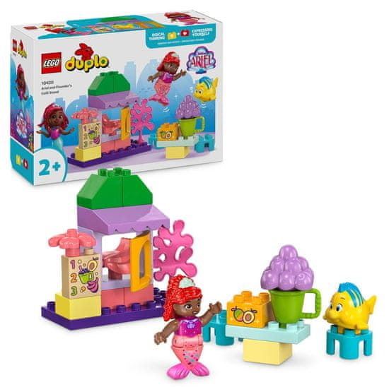 LEGO DUPLO Disney 10420 Ariel a Šupinka – stánok s kávou