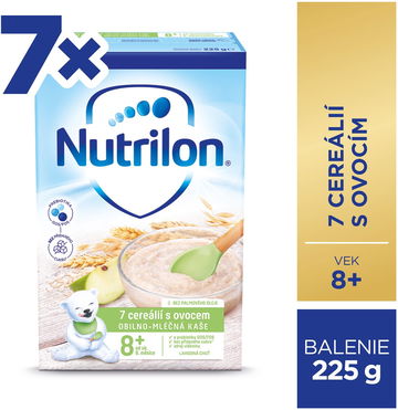 Nutrilon Pronutra Kaša 7 cereálií s ovocím 7× 225 g LACNÉ