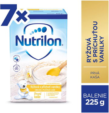 Nutrilon Pronutra Prvá kaša ryžová s príchuťou vanilky 7× 225 g